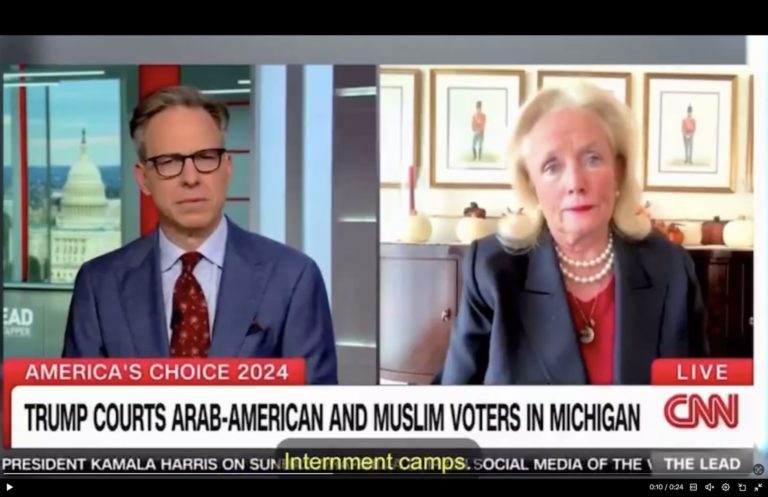 Dem. Rep.: Tapper Will Have to Visit Her in ‘Internment Camp’ If Trump Re-Elected
